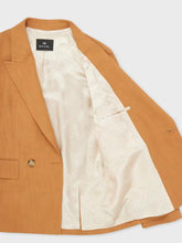 Load image into Gallery viewer, paul-smith-womens-tan-textured-double-breasted-blazer
