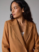 Load image into Gallery viewer, paul-smith-womens-tan-textured-double-breasted-blazer
