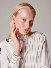 Load image into Gallery viewer, paul-smith-womens-white-mixed-stripe-and-painted-spot-cotton-shirt-6
