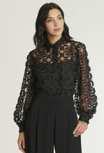 Load image into Gallery viewer, Paule Ka Statement Cut Out Broderie Tulle Shirt
