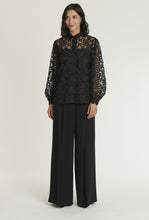 Load image into Gallery viewer, Paule Ka Statement Cut Out Broderie Tulle Shirt
