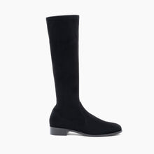 Load image into Gallery viewer, Parallele Rivas Black Suede Knee High Boot

