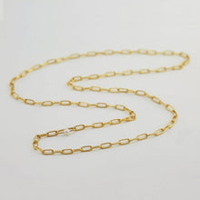 Load image into Gallery viewer, Alex Monroe Pea Large Link Necklace with Single Pearl

