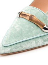 Load image into Gallery viewer, rupert-sanderson-indus-velvet-green-heels
