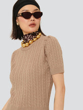 Load image into Gallery viewer, tara-jarmon-priyanka-brown-jumper
