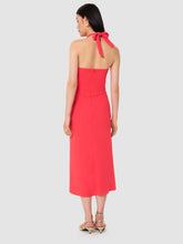 Load image into Gallery viewer, Tara Jarmon Women&#39;s ROSANNE Red Crepe Dress
