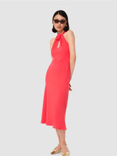 Load image into Gallery viewer, Tara Jarmon Women&#39;s ROSANNE Red Crepe Dress
