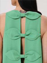 Load image into Gallery viewer, tara-jarmon-roxanne-maxi-green-crepe-dress-TVROB85TV331_T161
