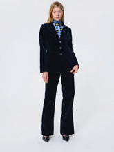 Load image into Gallery viewer, tara-jarmon-womens-vetty-jacket-cotton-in-navy
