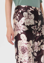 Load image into Gallery viewer, tara-jarmon-womens-patricio-trousers-beige-and-fig-floral-print-dress
