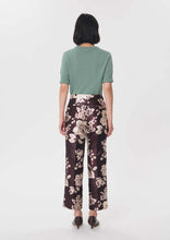 Load image into Gallery viewer, tara-jarmon-womens-patricio-trousers-beige-and-fig-floral-print-dress
