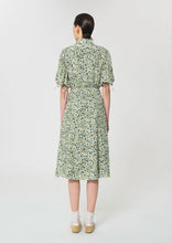 Load image into Gallery viewer, tara-jarmon-womens-rachel-dress-green-floral-print
