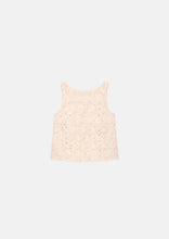 Load image into Gallery viewer, tara-jarmon-womens-tulipe-top-beige-embossed-floral-pattern
