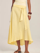 Load image into Gallery viewer, velvet-by-graham-spencer-womens-malina-linen-skirt
