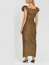 Load image into Gallery viewer, vivienne-westwood-womens-ginnie-top-in-bronze-taffeta
