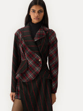 Load image into Gallery viewer, vivienne-westwood-womens-stormy-wool-tartan-jacket
