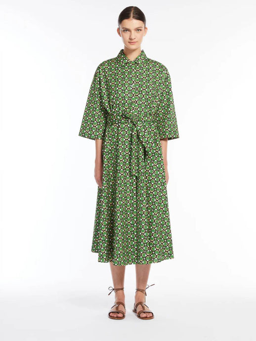 weeekend-by-maxmara-varenna-green-cotton-dress