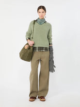 Load image into Gallery viewer, Weekend by MaxMara Women's Checked Silk Twill Shirt - KAKI
