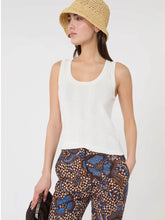 Load image into Gallery viewer, weekend-by-maxmara-womens-viscose-yarn-sleeveless-jumper-white
