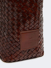 Load image into Gallery viewer, weekend-by-maxmara-womens-wkaorli-woven-leather-bag-tobacco
