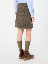 Load image into Gallery viewer, weekend-by-maxmara-womens-wkdabetaia-wool-blend-boucle-short-skirt-brown
