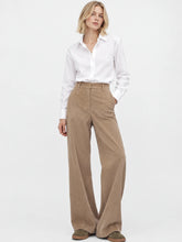 Load image into Gallery viewer, weekend-by-maxmara-womens-wkdtania-cotton-velvet-trousers-beige
