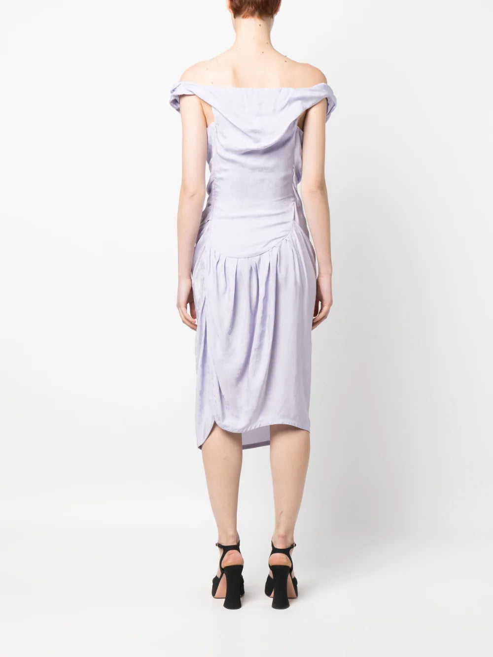 Vivienne Westwood Lavender Jacquard Ginnie Pencil Dress bowns cambridge Vivienne Westwood Lavender Jacquard Ginnie Pencil Dress bowns cambridge