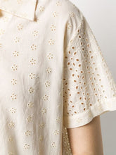 Load image into Gallery viewer, YMC Broderie Anglaise Shirt in Ecru Q2NAD
