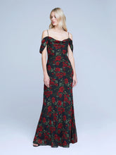 Load image into Gallery viewer, L&#39;Agence Kenna Red Rose Dress

