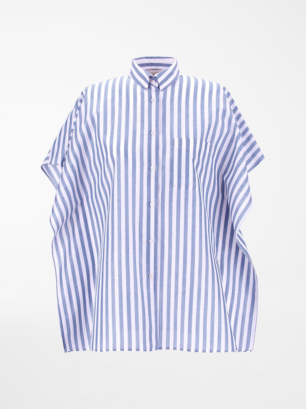 Maxmara Klenia Linen and cotton stripe blouse-bowns-cambridge