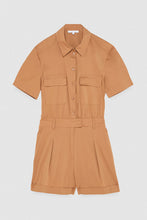 Load image into Gallery viewer, Patrizia-Pepe-Short-Sleeve-Cotton-Jumpsuit
