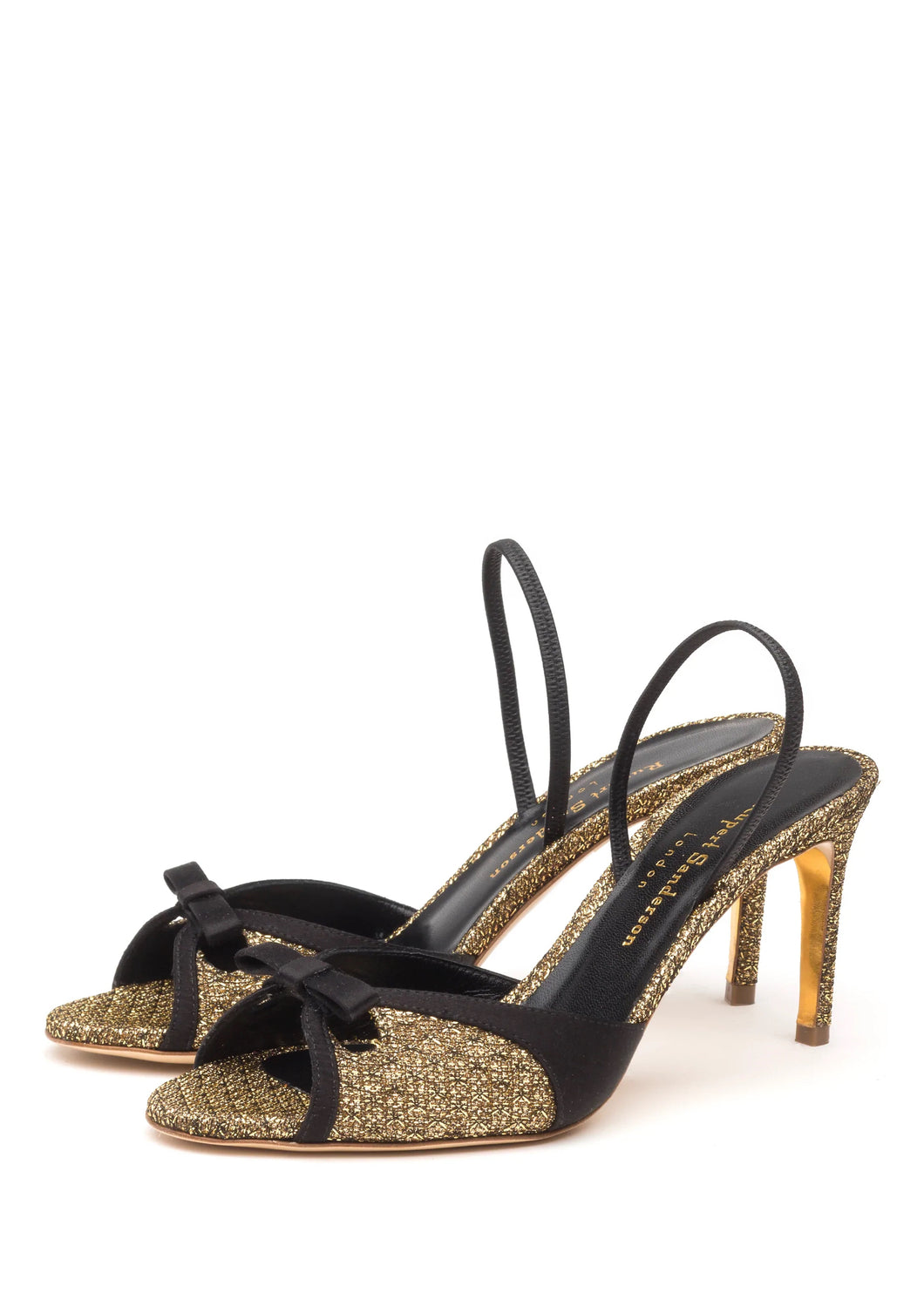 Safara-Rupert-Sanderson-Gold-Black-Heel-Bowns-Cambridge