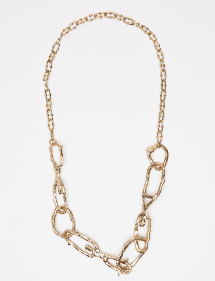 Maxmara Long Metal Necklace