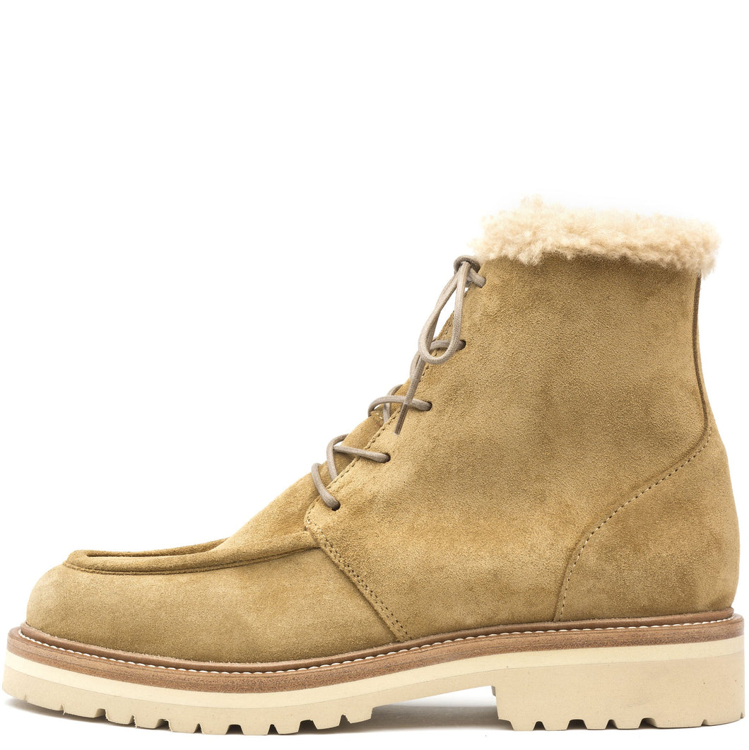 Rupert Sanderson Vesper Shearling Suede Boots