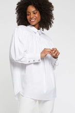 Load image into Gallery viewer, Paule Ka Pleated Cotton-Poplin Blouse
