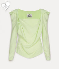 Load image into Gallery viewer, Vivienne Westwood Elizabeth Top in Lime Cream

