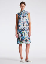 Load image into Gallery viewer, Paul-Smith-Solarised-Flowers-Tie-Neck-dress
