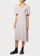 Load image into Gallery viewer, Paul Smith Pink Dress With Cobalt Splash Print
