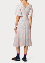 Load image into Gallery viewer, Paul Smith Pink Dress With Cobalt Splash Print
