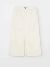 Load image into Gallery viewer, loreak-mendian-off-white-denim-skirt
