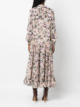 Load image into Gallery viewer, patrizia-pepe-floral-print-shift-midi-dress
