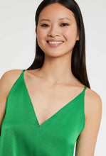Load image into Gallery viewer, Paule Ka Satin Crepe Vibrant Green Vest Top
