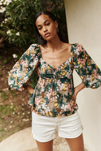 Load image into Gallery viewer, velvet-stass-printed-top
